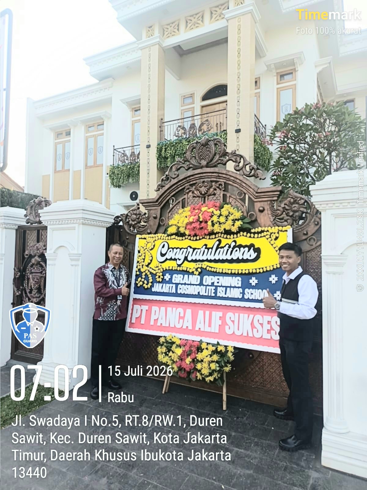 Dukungan Grand Opening Site New Project