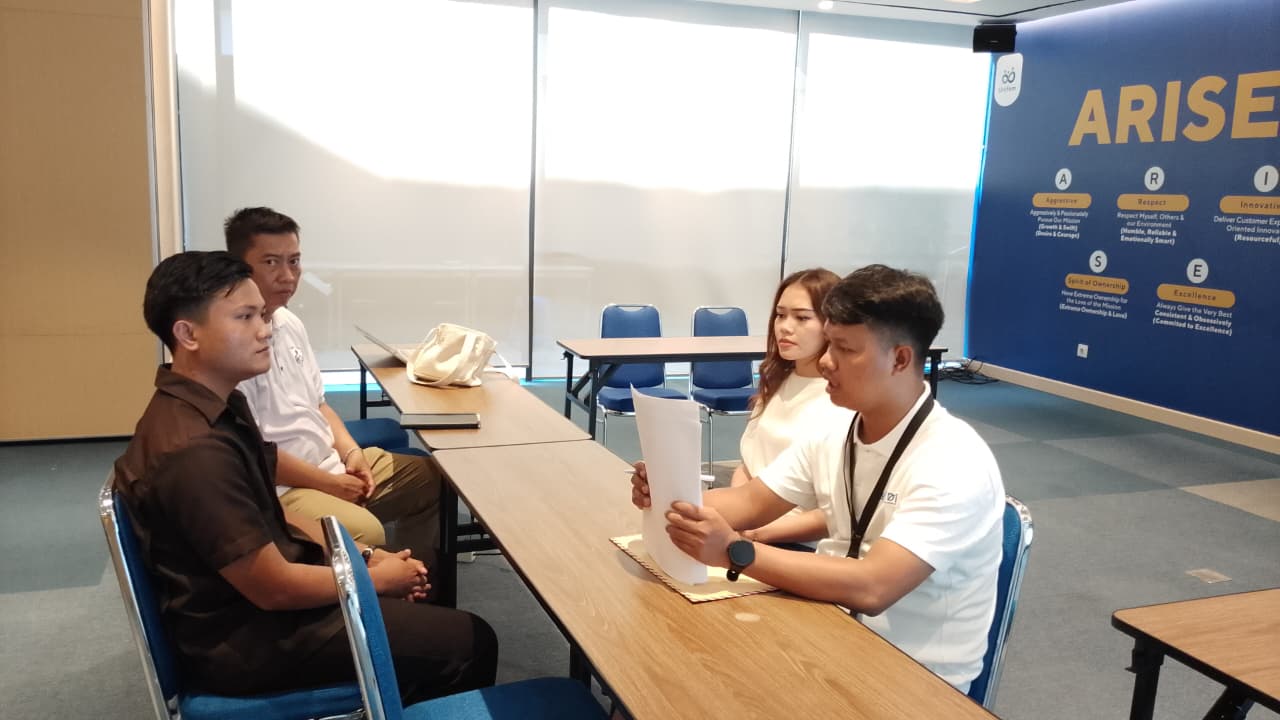 Proses penghadapan personil security kepada user.sebagai proses dari SLA